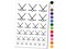Crossed Hockey Sticks and Puck Temporary Tattoo Water Resistant Fake Body Art Set Collection